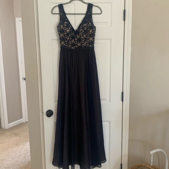 Navy Bridesmaid Dress - Picture 1 of 6